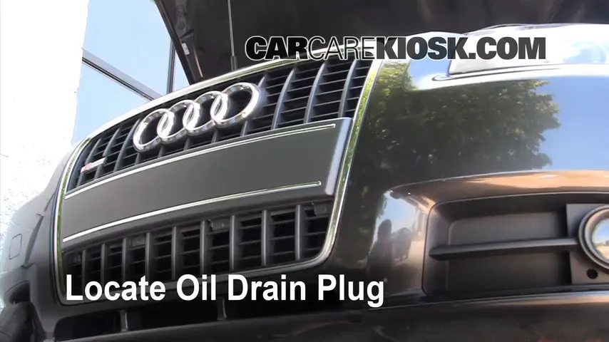 2008 Audi A3 Quattro 3.2L V6 Oil Change Oil and Oil Filter